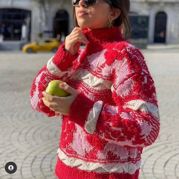 Zara chunky knit jumper, M - Picture 2 of 2